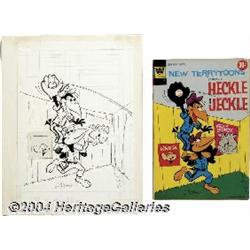 Donald R. Christensen (attributed) - New Terrytoons #18 Cover Original Art (Western, 1972).