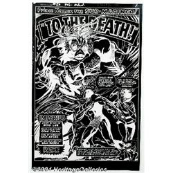 Production Stats (Reversed Image) for Tales to Astonish #80 with Art by Gene Colan (Marvel, 1966).