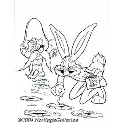 Del Connell (attributed) - Yosemite Sam and Bugs Bunny #32 Cover Original Art (Gold Key, 1975).