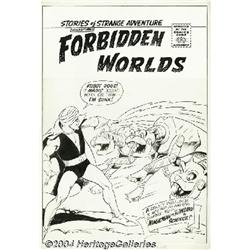 Pete Costanza - Forbidden Worlds #130 Cover Original Art (ACG, 1965).