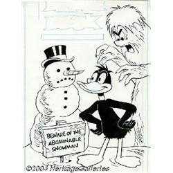 Gold Key Staff Artist - Daffy Duck #98 Cover Original Art (Gold Key, 1975).