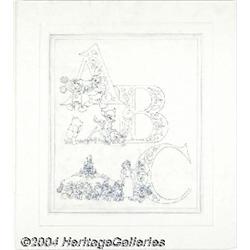 Walt Disney Studios - ABC Illustration Original Art (undated).