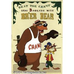 Walt Disney Studios - Br'er Bear Painting Original Art (Walt Disney Productions, 1955).