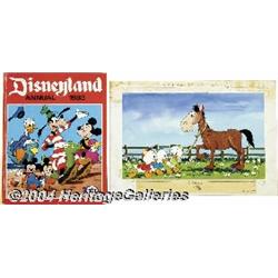 Walt Disney Studios - Disneyland Annual 1983, page 45 Painting Original Art (IPC Magazines, Ltd., 19