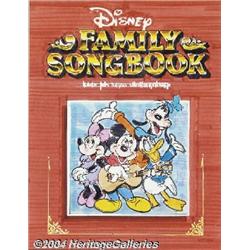 Walt Disney Studios - Disney's Family Songbook Cover Preliminary Original Artwork (Disney, undated).