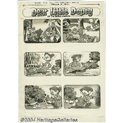 Walt Disney Studios - Disney Time #1, page 6 "Dear Little Dopey" Original Art (Disney UK, 1977).