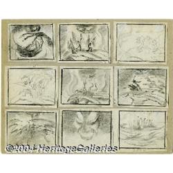 Walt Disney Studios - Fantasia Storyboard Original Art (undated).