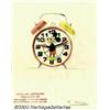 Image 1 : Walt Disney Studios - Mickey Mouse Alarm Clock Design Sketch Original Art (Bradley Time Division, un