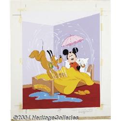 Walt Disney Studios - Mickey Mouse Puzzle Original Art (Walt Disney, 1984).