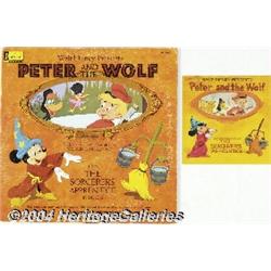 Walt Disney Studios - Peter and the Wolf/Sorcerer's Apprentice Record Album Cover Preliminary Origin