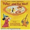 Image 3 : Walt Disney Studios - Peter and the Wolf/Sorcerer's Apprentice Record Album Cover Preliminary Origin
