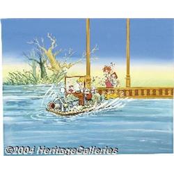 Walt Disney Studios - The Rescuers Painting Original Art (undated).