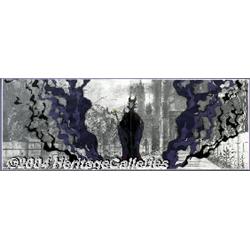 Walt Disney Studios - Sleeping Beauty Original Hand-Painted Production Cel Set-up with Xerox Backgro