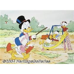 Walt Disney Studios - Uncle Scrooge Puzzle Page Original Art (Disney UK, circa 1990s).