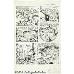 Fawcett Studios - Whiz Comics #132, Ibis the Invincible story, Group of 8 pages Original Art (Fawcet
