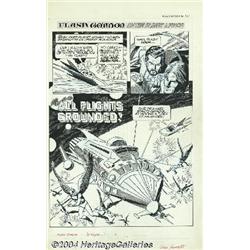 Gene Fawcette - Flash Gordon #37, Complete 16-page Story "All Flights Grounded!" Original Art (Whitm