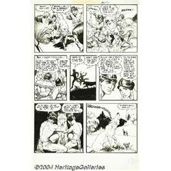 Frank Frazetta - Durango Kid #15, page 21 Dan Brand and Tipi Original Art (Magazine Enterprises, 195