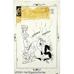 Paul Fung Jr. - Blondie #201 Cover Original Art (Charlton, 1972).