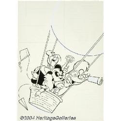 Gold Key Staff Artist - Golden Comics Digest #24 Cover Original Art (Gold Key, 1972).