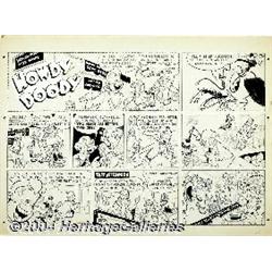 Chad Grothkopf - Howdy Doody Sunday Comic Strip Original Art, dated 9-9-51 (United Features Syndicat