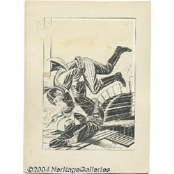 Fred Guardineer - Durango Kid #21 Cover Original Art (Magazine Enterprises, 1952).