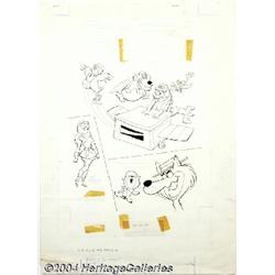 Gold Key Staff Artist - Hanna-Barbera Fun-In #2 Cover Original Art (Gold Key, 1970).