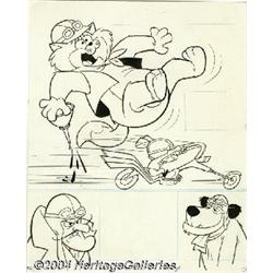 Gold Key Staff Artist - Hanna-Barbera Fun-In #5 Cover Original Art (Gold Key, 1971).