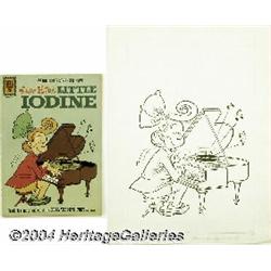 Jimmy Hatlo - Little Iodine #54 Cover Original Art (Dell, 1961).