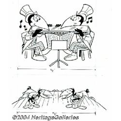 Western Publishing Staff Artist - March of Comics #435 Heckle and Jeckle Cover Original Art (Western