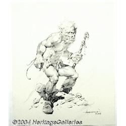 Mike Hoffman - Goblin Illustration Original Art (2003).