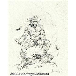 Mike Hoffman - "Tainted" Illustration Original Art (No Publisher, 2003).