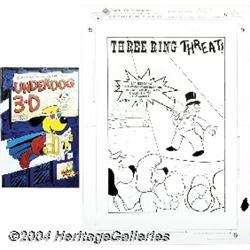 Andy Ice - Underdog in 3-D #1 (Blackthorne 3-D Series #43), page 11 Original Art (Blackthorne, 1988)