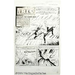 Iger Shop Studios - Whiz Comics #130 Complete 9-page Story "Ibis the Invincible Battles the Flame Me