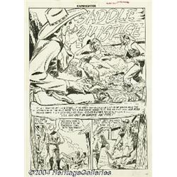 Graham Ingels - Gunfighter #6 Complete 7-page Story "I'll Go Out in Smoke an' Fire!" Original Art (E