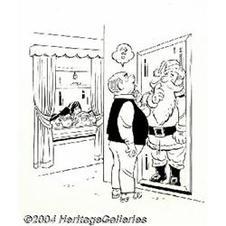 Hank Ketcham - Dennis the Menace Big Bonus Series #182 Cover Original Art (Fawcett, 1978).