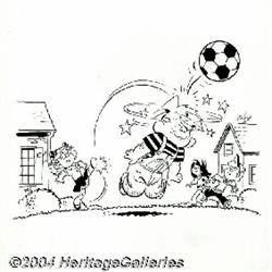 Hank Ketcham - Dennis the Menace Fun Fest #17 Cover Original Art (Hallden, 1980).