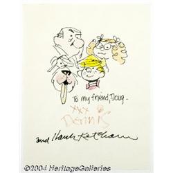 Hank Ketcham - Dennis the Menace Sketch Original Art (undated).