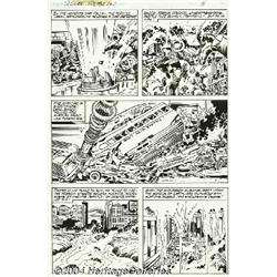 Jack Kirby and Joe Sinnott - Silver Surfer Graphic Novel, page 18 Original Art (Marvel, 1978).