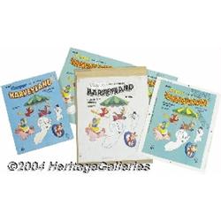 Warren Kremer (attributed) - Casper and His Friends Harveyland Coloring Book Cover Original Art (Saa