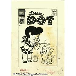 Warren Kremer - Little Dot #20 Cover Original Art (Harvey, 1956).