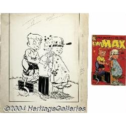 Warren Kremer (attributed) - Little Max #19 Cover Original Art (Harvey, 1952).