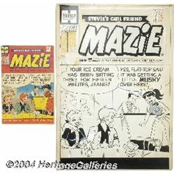 Warren Kremer - Mazie #15 Cover Original Art (Harvey, 1955).