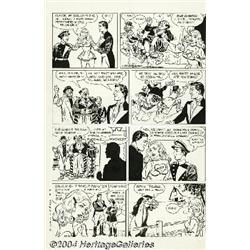 Richard Moore (attributed) - Dell Four Color #592 Super Circus, Group of 6 pages Original Art (Dell,