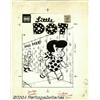 Image 1 : Steve Muffatti (attributed) - Little Dot Cover Original Art (Harvey, 1957).