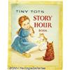 Image 1 : Marjorie Murray (attributed) - Tiny Tots Story Hour Book Cover Original Art (Whitman, circa 1945).