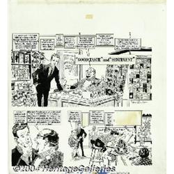 Joe Orlando - Mad #99, Complete 4-page Story "Greeting Card Manufacturer of the Year" Original Art (