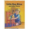 Image 1 : Priscilla Pointer (attributed) - Little Boy Blue and Other Poems Children's Book Cover Original Art 