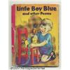 Image 2 : Priscilla Pointer (attributed) - Little Boy Blue and Other Poems Children's Book Cover Original Art 