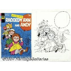 Western Publishing Staff Artist - Raggedy Ann and Andy #1 Cover Original Art (Western Publishing, 19