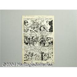 Frank Riddell (attributed) - Ka'a'nga #7 page 4 Original Art (Fiction House, 1951).